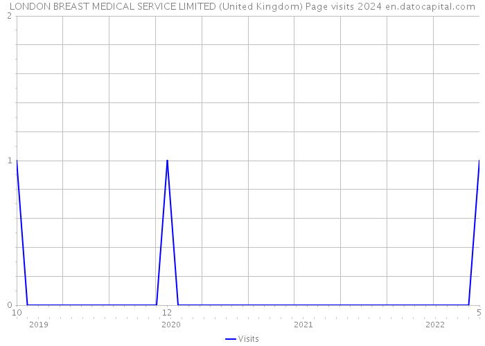 LONDON BREAST MEDICAL SERVICE LIMITED (United Kingdom) Page visits 2024 