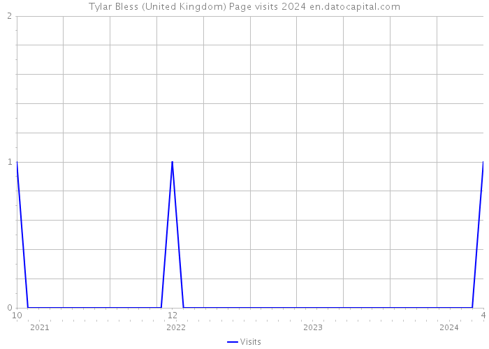 Tylar Bless (United Kingdom) Page visits 2024 