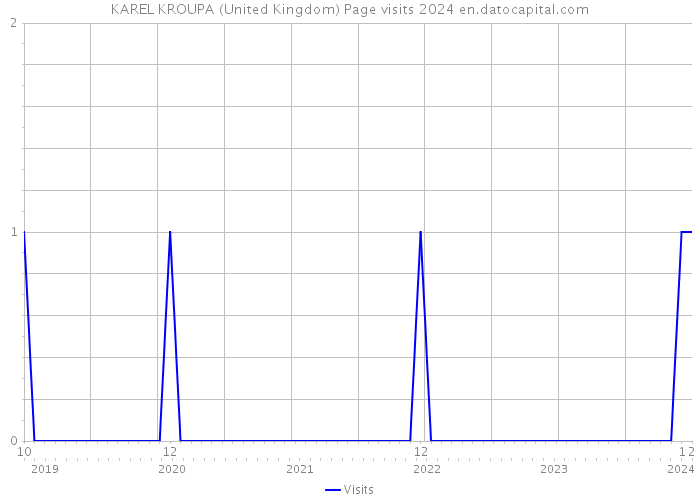 KAREL KROUPA (United Kingdom) Page visits 2024 
