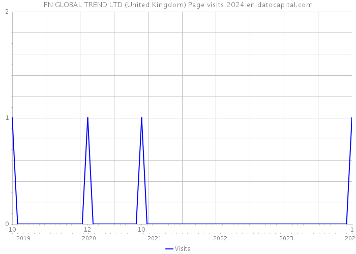FN GLOBAL TREND LTD (United Kingdom) Page visits 2024 