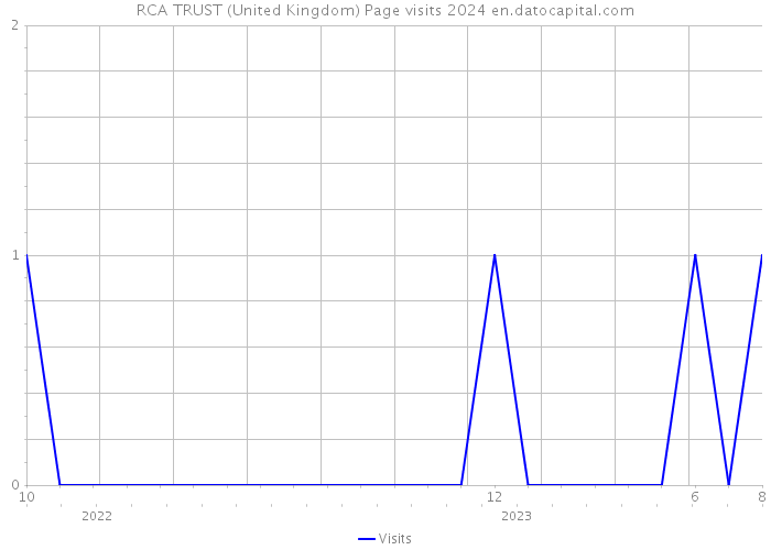 RCA TRUST (United Kingdom) Page visits 2024 