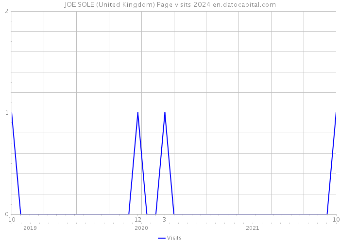 JOE SOLE (United Kingdom) Page visits 2024 