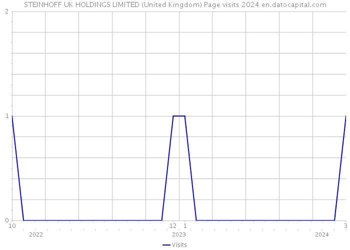 STEINHOFF UK HOLDINGS LIMITED (United Kingdom) Page visits 2024 