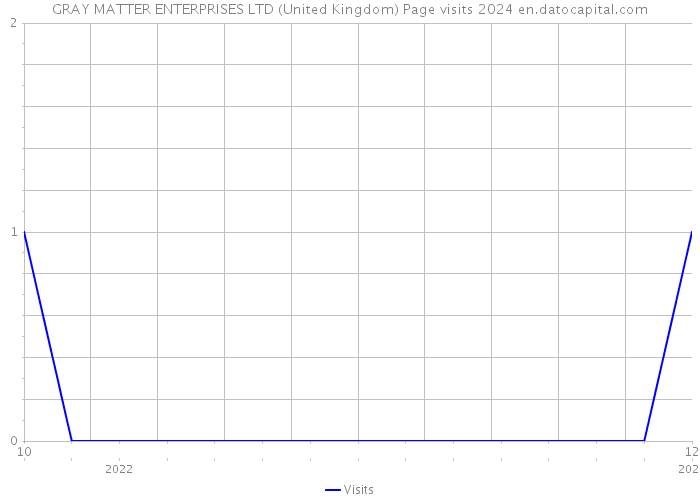 GRAY MATTER ENTERPRISES LTD (United Kingdom) Page visits 2024 