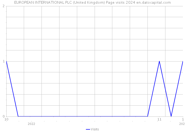 EUROPEAN INTERNATIONAL PLC (United Kingdom) Page visits 2024 