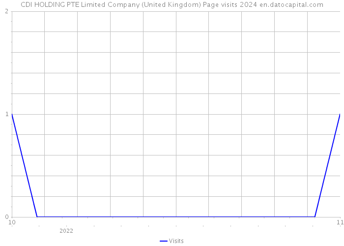 CDI HOLDING PTE Limited Company (United Kingdom) Page visits 2024 