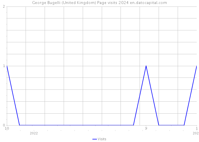 George Bugelli (United Kingdom) Page visits 2024 