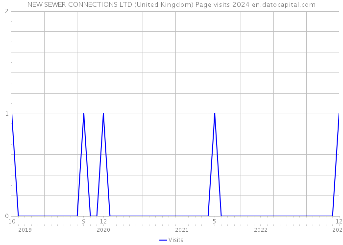 NEW SEWER CONNECTIONS LTD (United Kingdom) Page visits 2024 