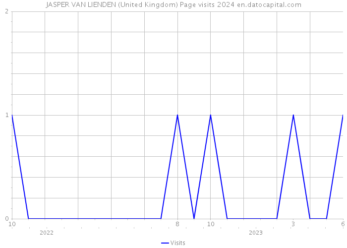 JASPER VAN LIENDEN (United Kingdom) Page visits 2024 
