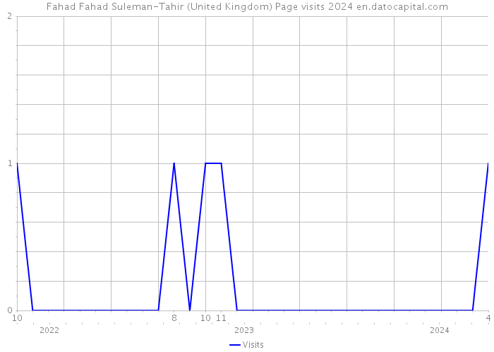 Fahad Fahad Suleman-Tahir (United Kingdom) Page visits 2024 