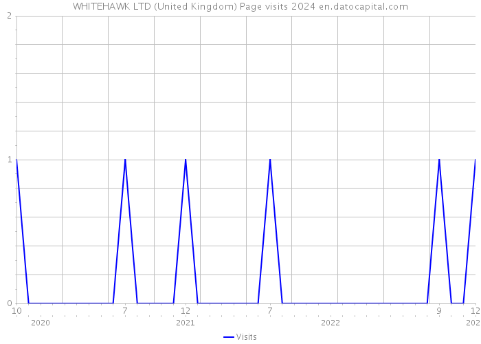 WHITEHAWK LTD (United Kingdom) Page visits 2024 