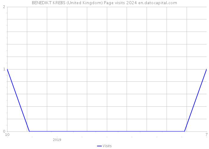 BENEDIKT KREBS (United Kingdom) Page visits 2024 