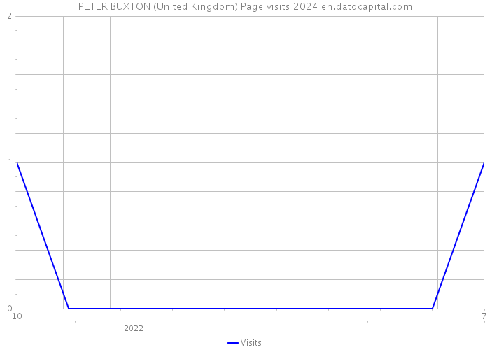PETER BUXTON (United Kingdom) Page visits 2024 