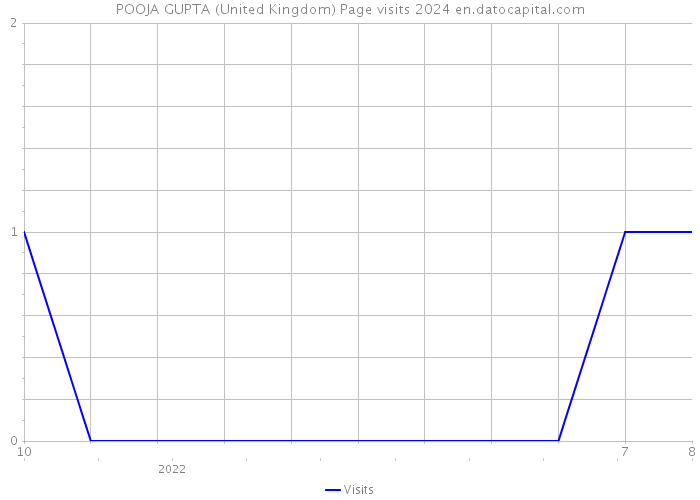 POOJA GUPTA (United Kingdom) Page visits 2024 