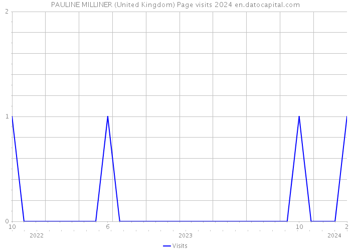 PAULINE MILLINER (United Kingdom) Page visits 2024 