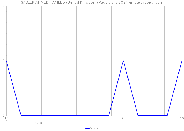 SABEER AHMED HAMEED (United Kingdom) Page visits 2024 