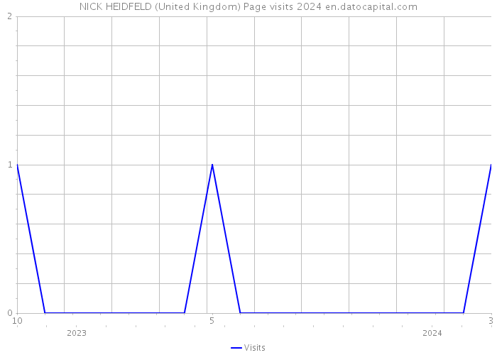 NICK HEIDFELD (United Kingdom) Page visits 2024 