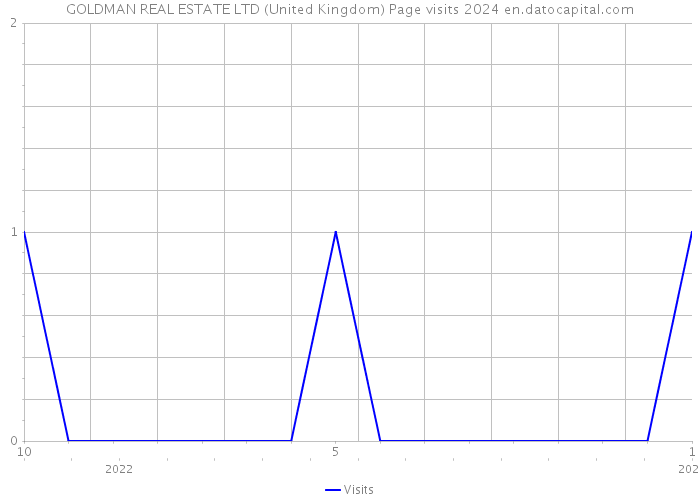 GOLDMAN REAL ESTATE LTD (United Kingdom) Page visits 2024 