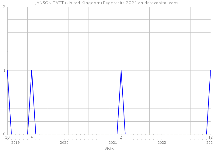 JANSON TATT (United Kingdom) Page visits 2024 