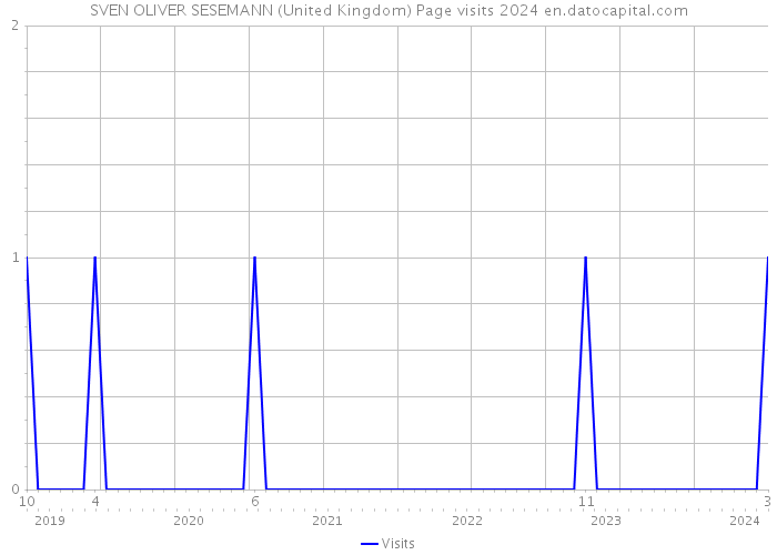 SVEN OLIVER SESEMANN (United Kingdom) Page visits 2024 
