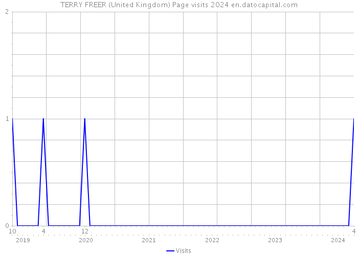 TERRY FREER (United Kingdom) Page visits 2024 