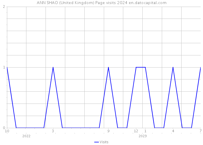 ANN SHAO (United Kingdom) Page visits 2024 
