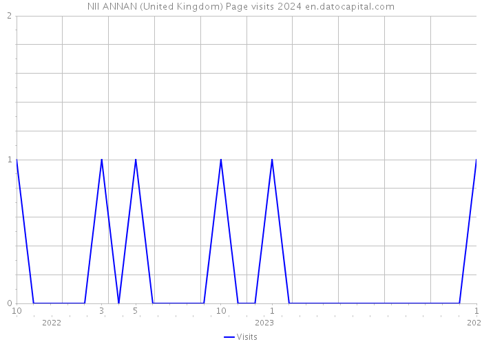 NII ANNAN (United Kingdom) Page visits 2024 