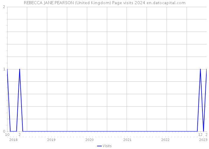 REBECCA JANE PEARSON (United Kingdom) Page visits 2024 