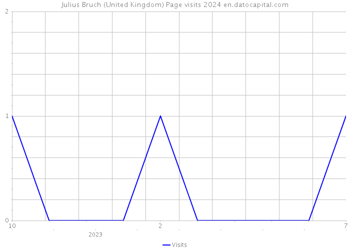 Julius Bruch (United Kingdom) Page visits 2024 