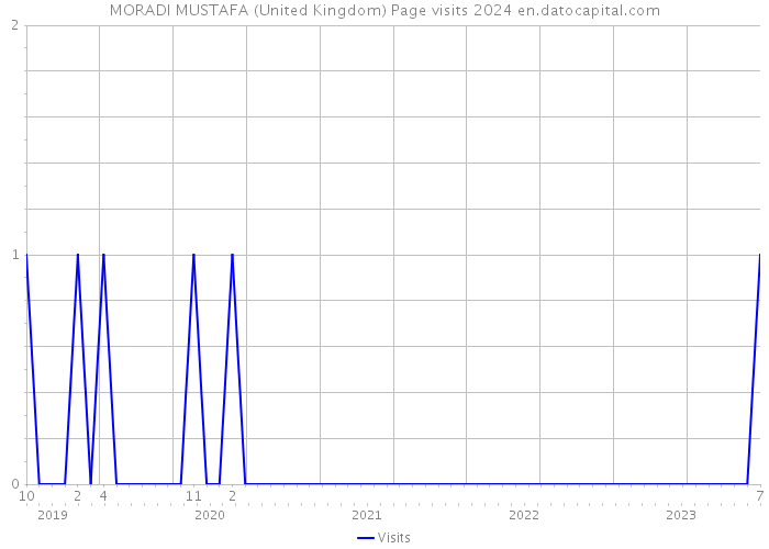MORADI MUSTAFA (United Kingdom) Page visits 2024 