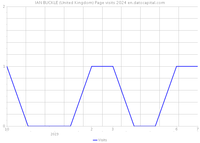 IAN BUCKLE (United Kingdom) Page visits 2024 