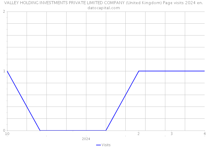 VALLEY HOLDING INVESTMENTS PRIVATE LIMITED COMPANY (United Kingdom) Page visits 2024 