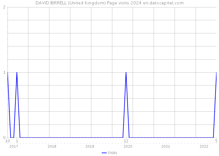 DAVID BIRRELL (United Kingdom) Page visits 2024 