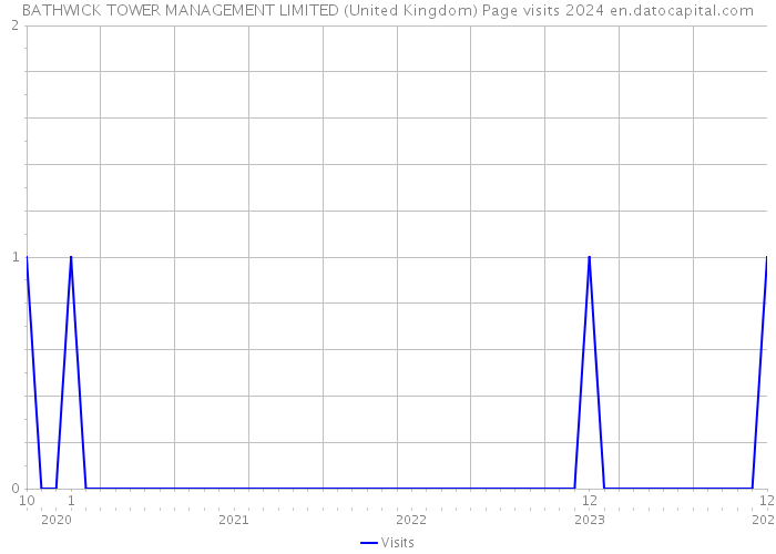 BATHWICK TOWER MANAGEMENT LIMITED (United Kingdom) Page visits 2024 