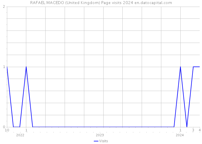 RAFAEL MACEDO (United Kingdom) Page visits 2024 
