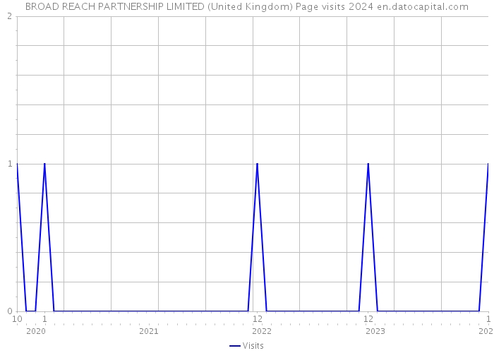 BROAD REACH PARTNERSHIP LIMITED (United Kingdom) Page visits 2024 