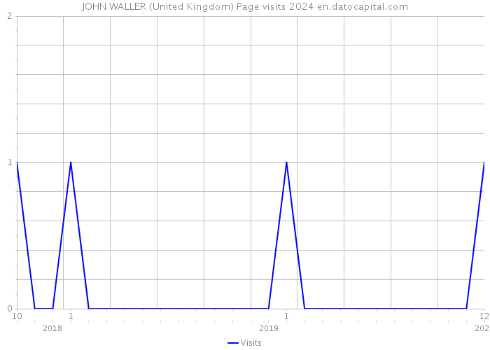 JOHN WALLER (United Kingdom) Page visits 2024 