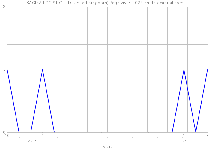 BAGIRA LOGISTIC LTD (United Kingdom) Page visits 2024 
