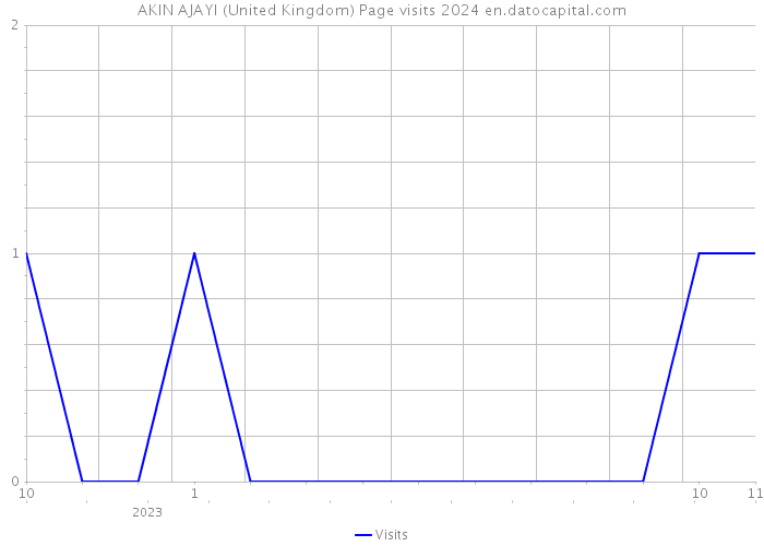 AKIN AJAYI (United Kingdom) Page visits 2024 