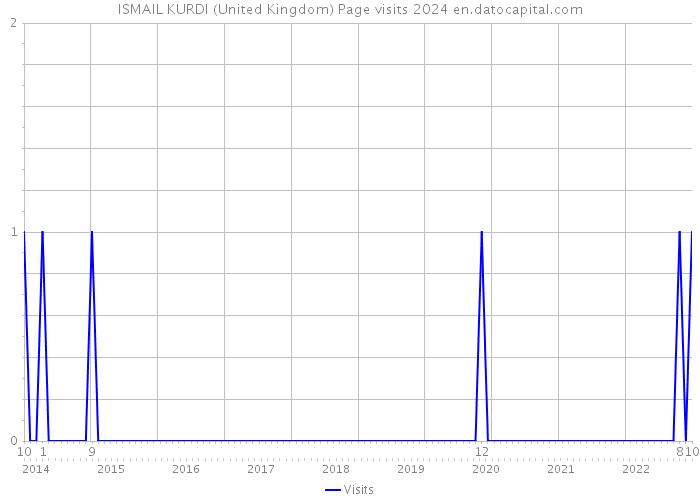 ISMAIL KURDI (United Kingdom) Page visits 2024 