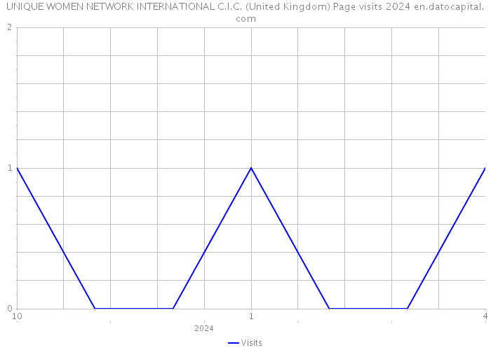 UNIQUE WOMEN NETWORK INTERNATIONAL C.I.C. (United Kingdom) Page visits 2024 