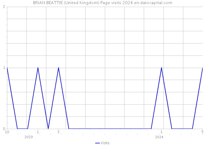 BRIAN BEATTIE (United Kingdom) Page visits 2024 