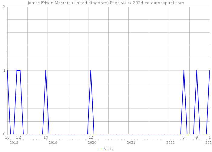 James Edwin Masters (United Kingdom) Page visits 2024 