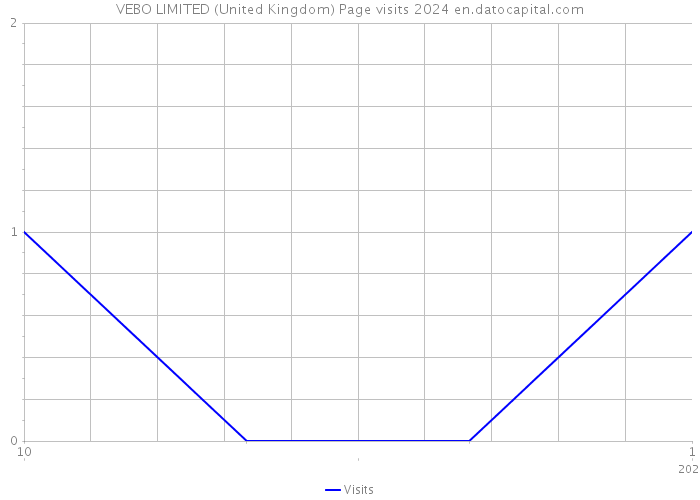 VEBO LIMITED (United Kingdom) Page visits 2024 