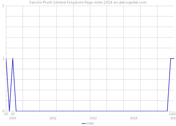 Karolin Pruitt (United Kingdom) Page visits 2024 