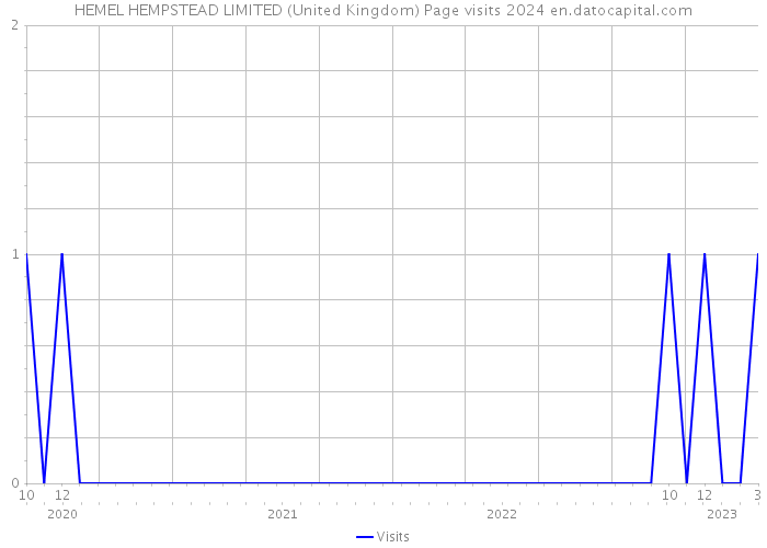 HEMEL HEMPSTEAD LIMITED (United Kingdom) Page visits 2024 