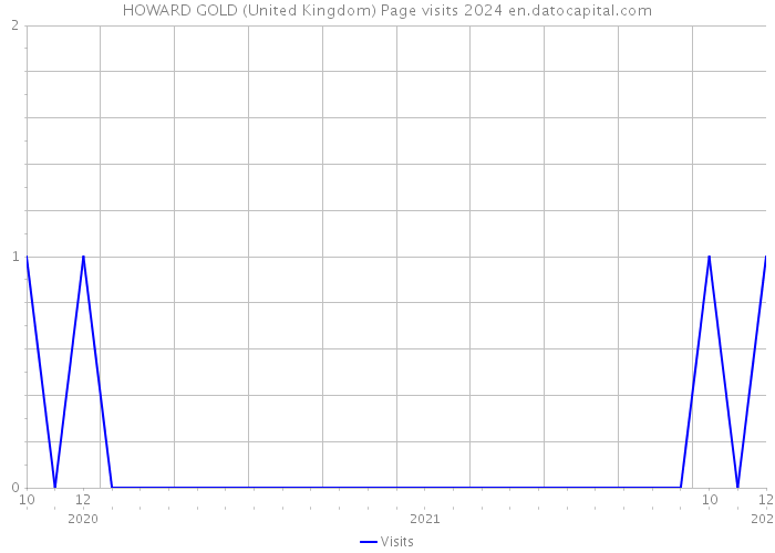 HOWARD GOLD (United Kingdom) Page visits 2024 
