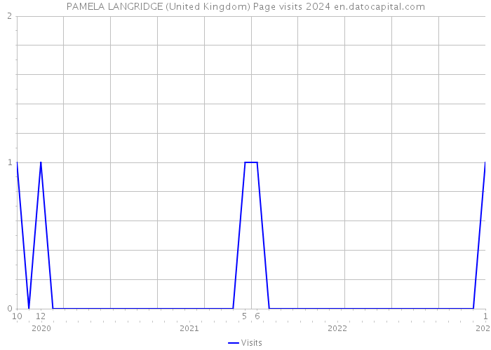 PAMELA LANGRIDGE (United Kingdom) Page visits 2024 