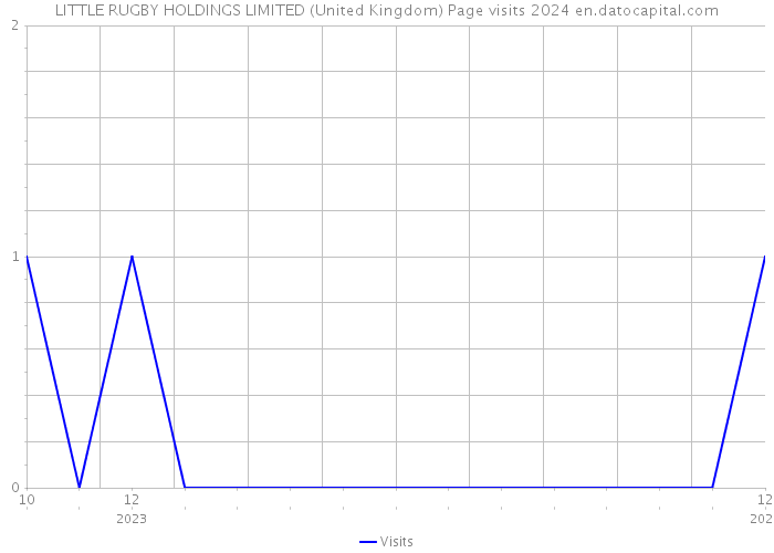 LITTLE RUGBY HOLDINGS LIMITED (United Kingdom) Page visits 2024 