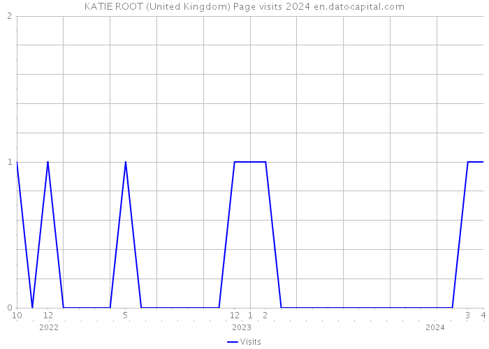 KATIE ROOT (United Kingdom) Page visits 2024 